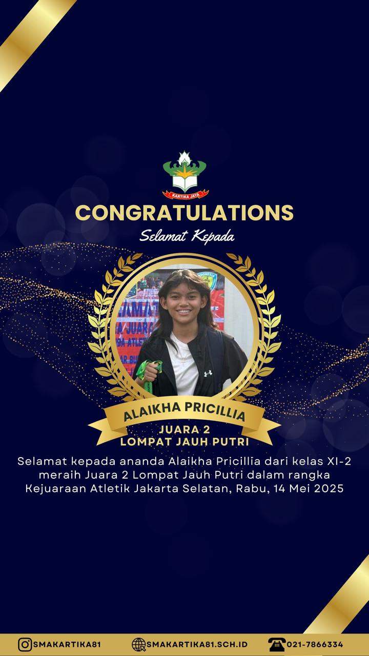 ALAIKHA JUARA 2 LOMPAT JAUH