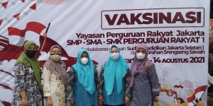 Siswa SMA Kartika VIII-1 Mengikuti Vaksinasi Se-Kecamatan Jagakarsa