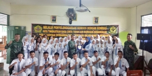 Siswa SMA Kartika VIII-1 Ikut Serta Kegiatan Donor Darah HUT Yonzikon 13/KE